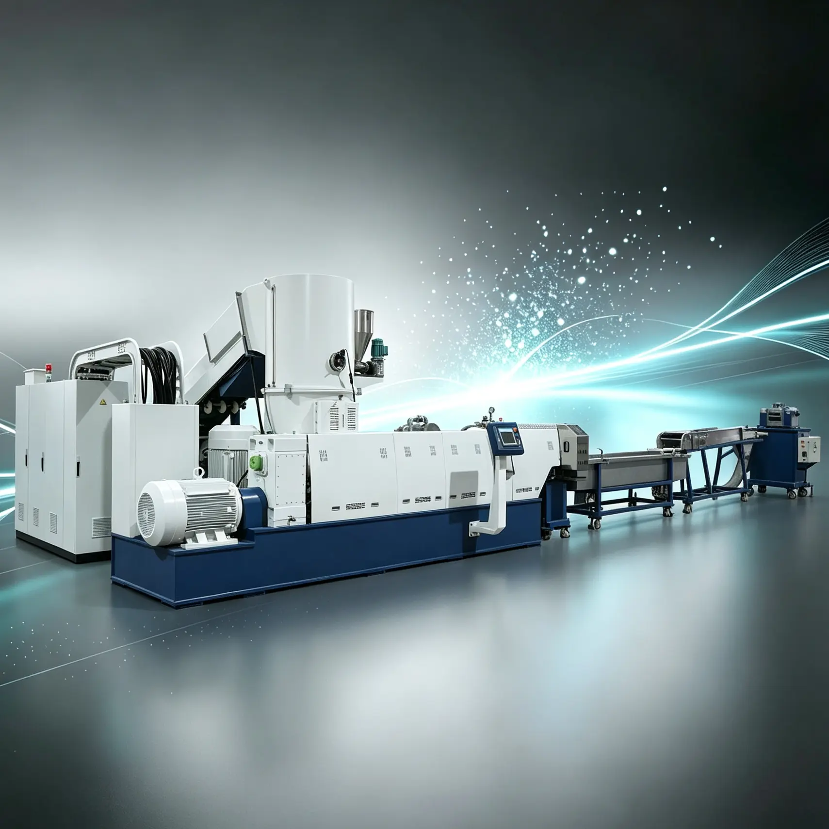 fiber Textile Fabric recycling plastic granulator