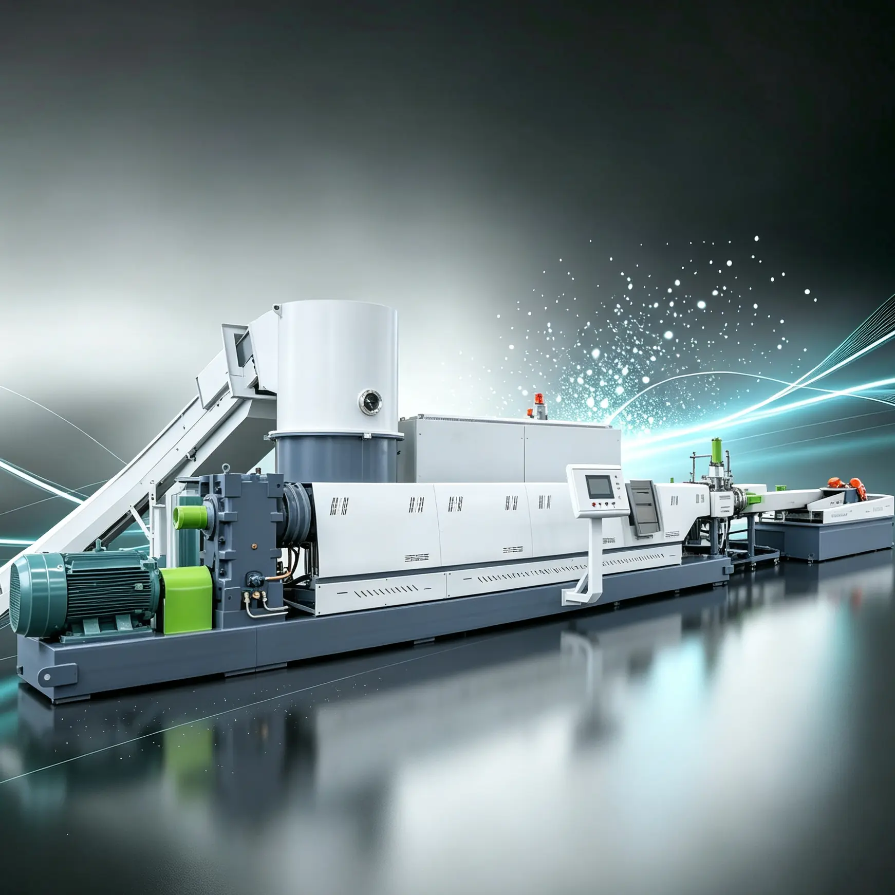 PP granulation equipment for woven bag recycling high efficiency PP woven bag granulator low energy PP woven bag pelletizer CE certified PP woven bag granulator