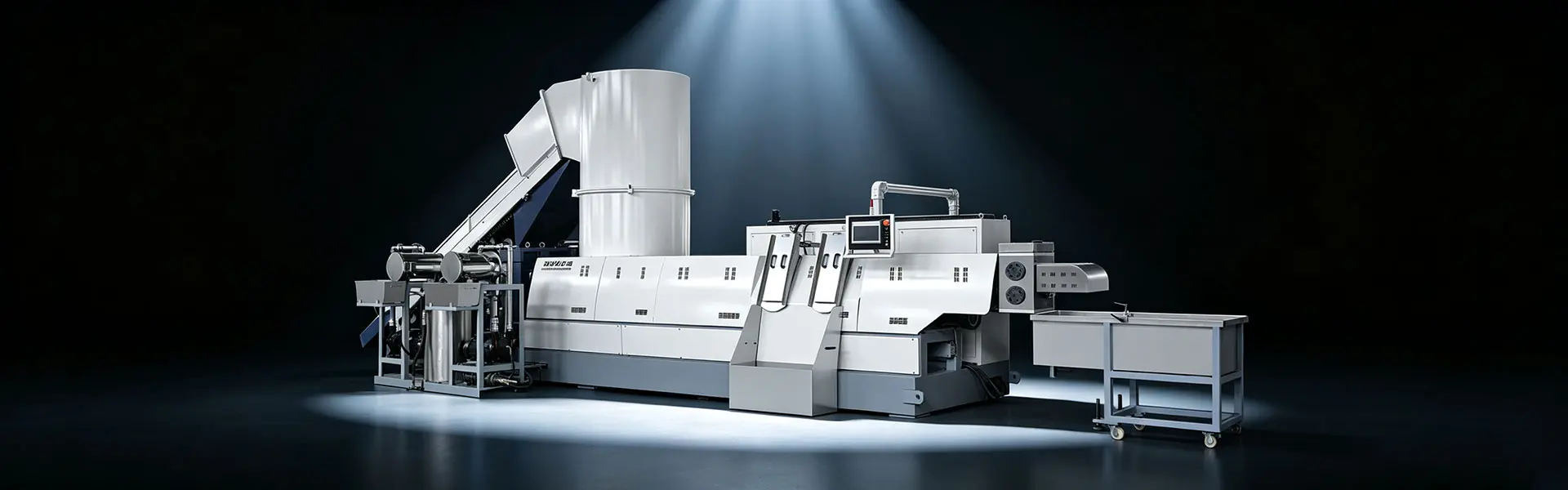FIBER RECYCLING GRANULATOR 2 fabric granulator for recycling waste textile cloth and fabric scraps into pellets