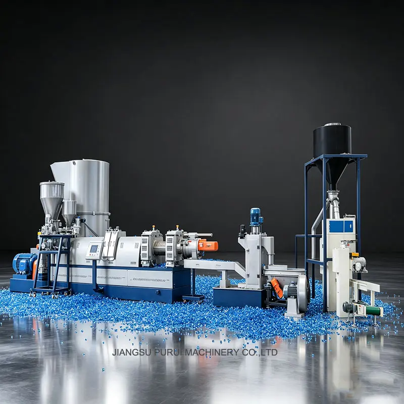 Bag granulator recycling machine