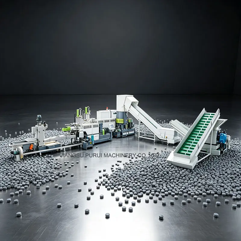Twin Screw Plastic Granulator – High Efficiency Twin Screw Compounding Extruder for Complete Pelletizing Line 10 plastic-waste-to-pellets-machine