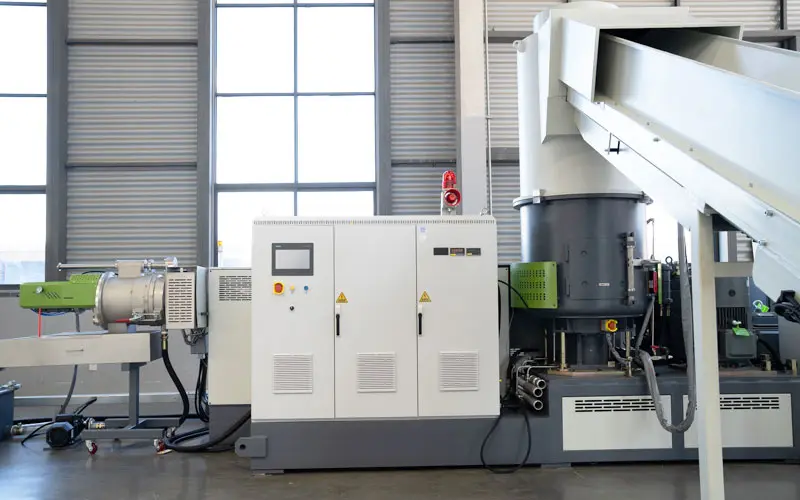 BOPET film pelletizing machine 4 PP-woven-sack-pellet-making-machine