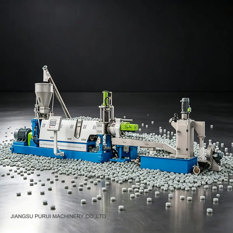 BOPET film pelletizing machine 11 rigid-plastic-recycling-machine