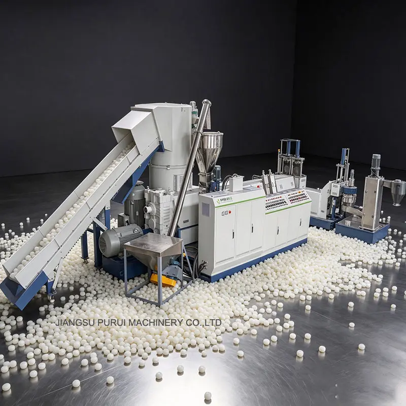 Multi-functional plastic granulator for both waste film and rigid hard plastic recycling