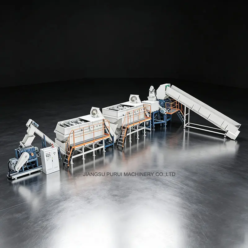 Rigid Plastic Pelletizer | Hard Plastic Recycling Pelletizer 10 Waste-plastic-washing-plant