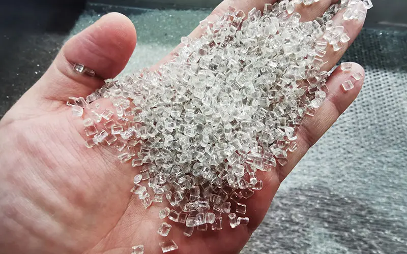 pet-granules-produced-by-plastic-granulator-machine