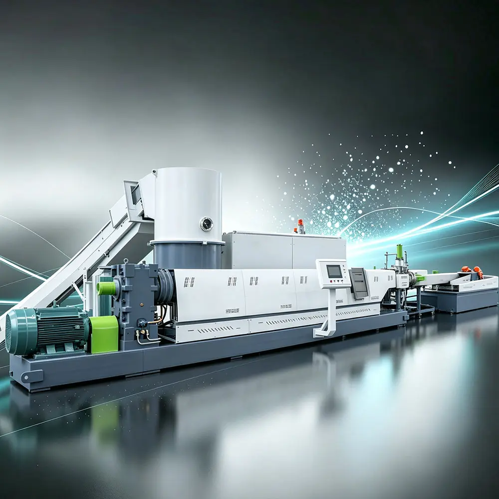 HOME 2 PP granulation equipment for woven bag recycling high efficiency PP woven bag granulator low energy PP woven bag pelletizer CE certified PP woven bag granulator