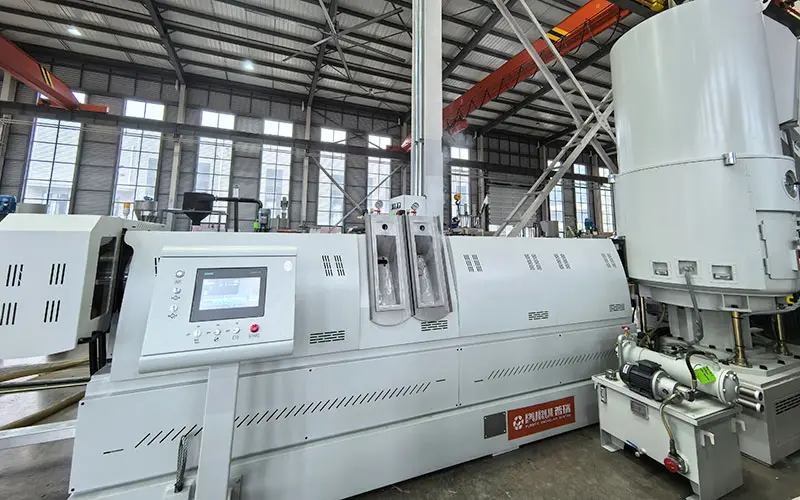 Textile-fiber-waste-pelletizing-line