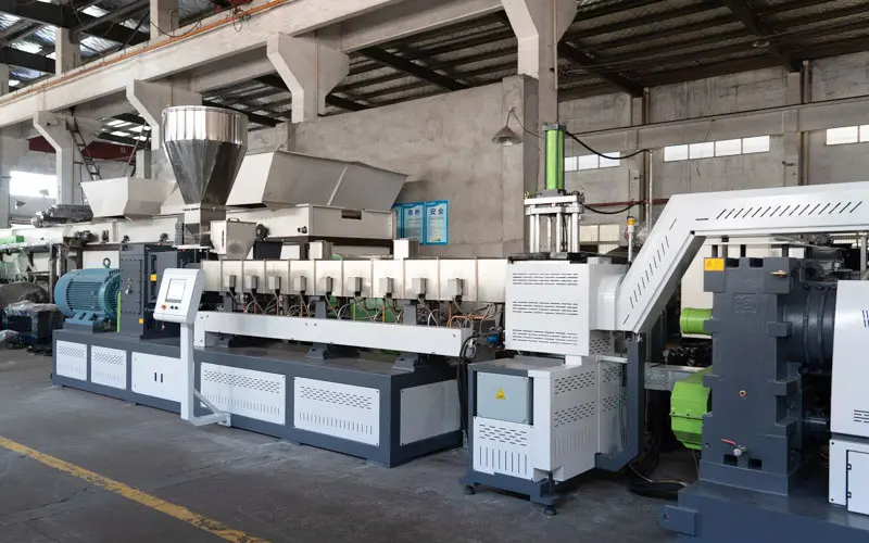 Twin Screw Plastic Granulator – High Efficiency Twin Screw Compounding Extruder for Complete Pelletizing Line 9 twin-screw-plastic-granulator