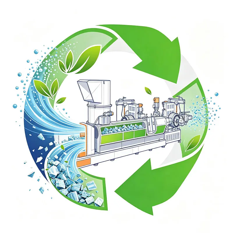 Environmental Impacts Brought by the Working Principle of Plastic Pelletizing Machine